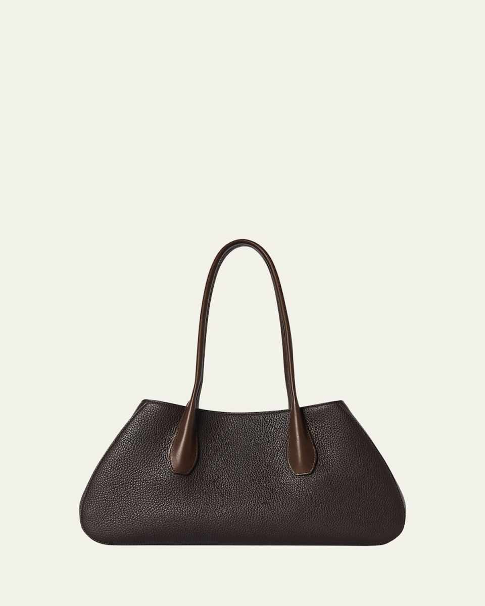 Alger Geometric Shoulder Bag in Leather